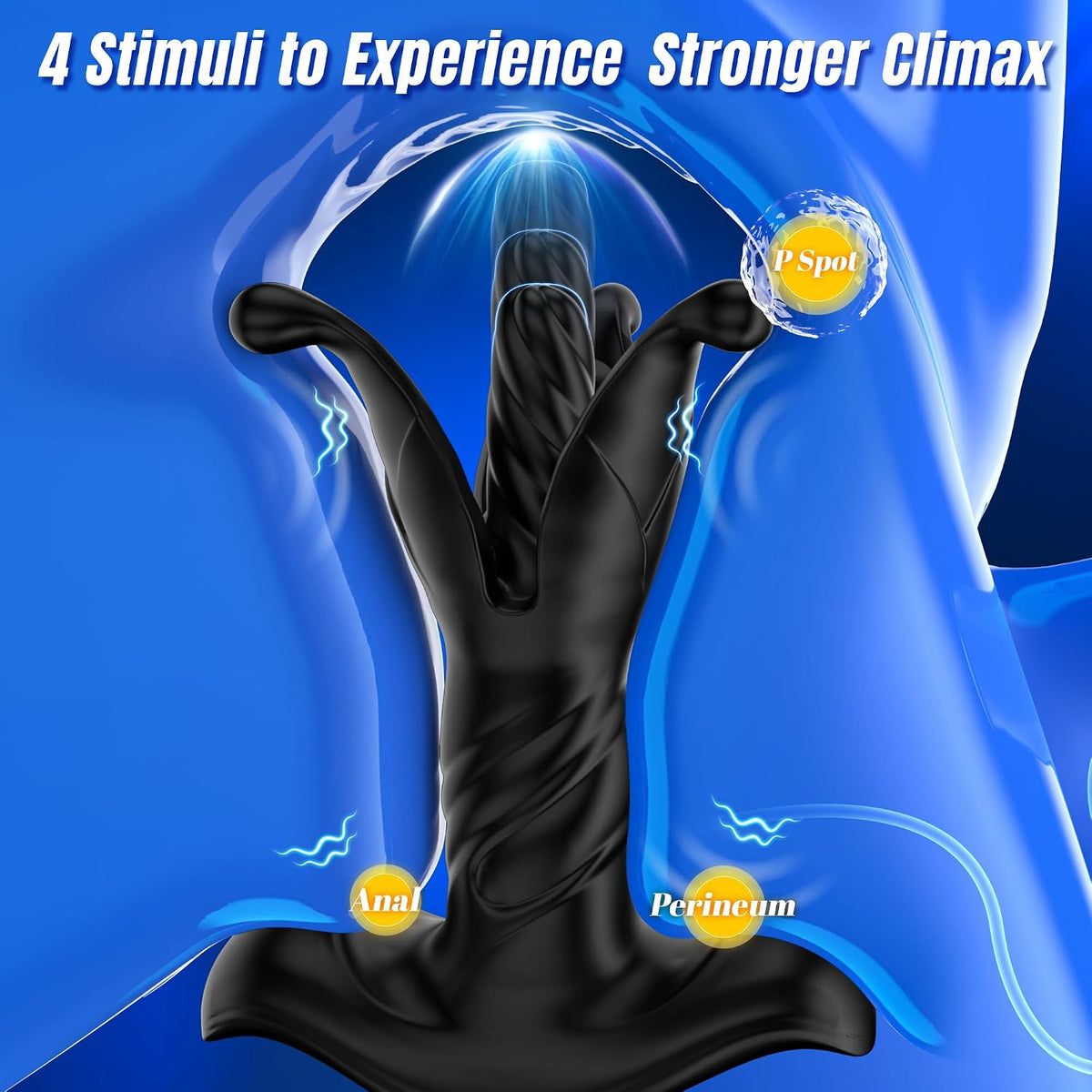 App Controlled Silicone Massager | 6-Function Waterproof with Remote Control