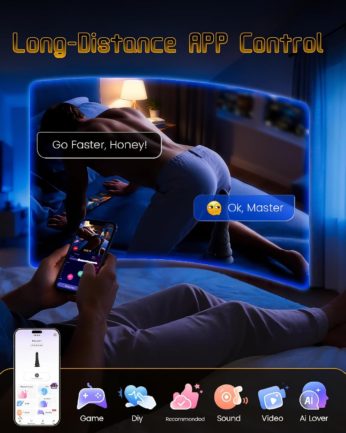 Remote Control Silicone Massager | 3-in-1 Waterproof with Suction Base