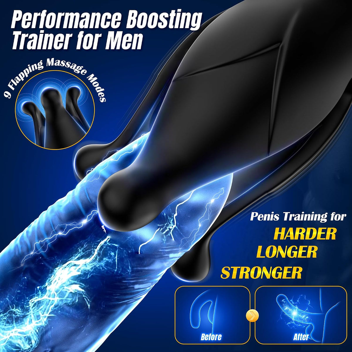 App Controlled Silicone Massager | 6-Function Waterproof with Remote Control
