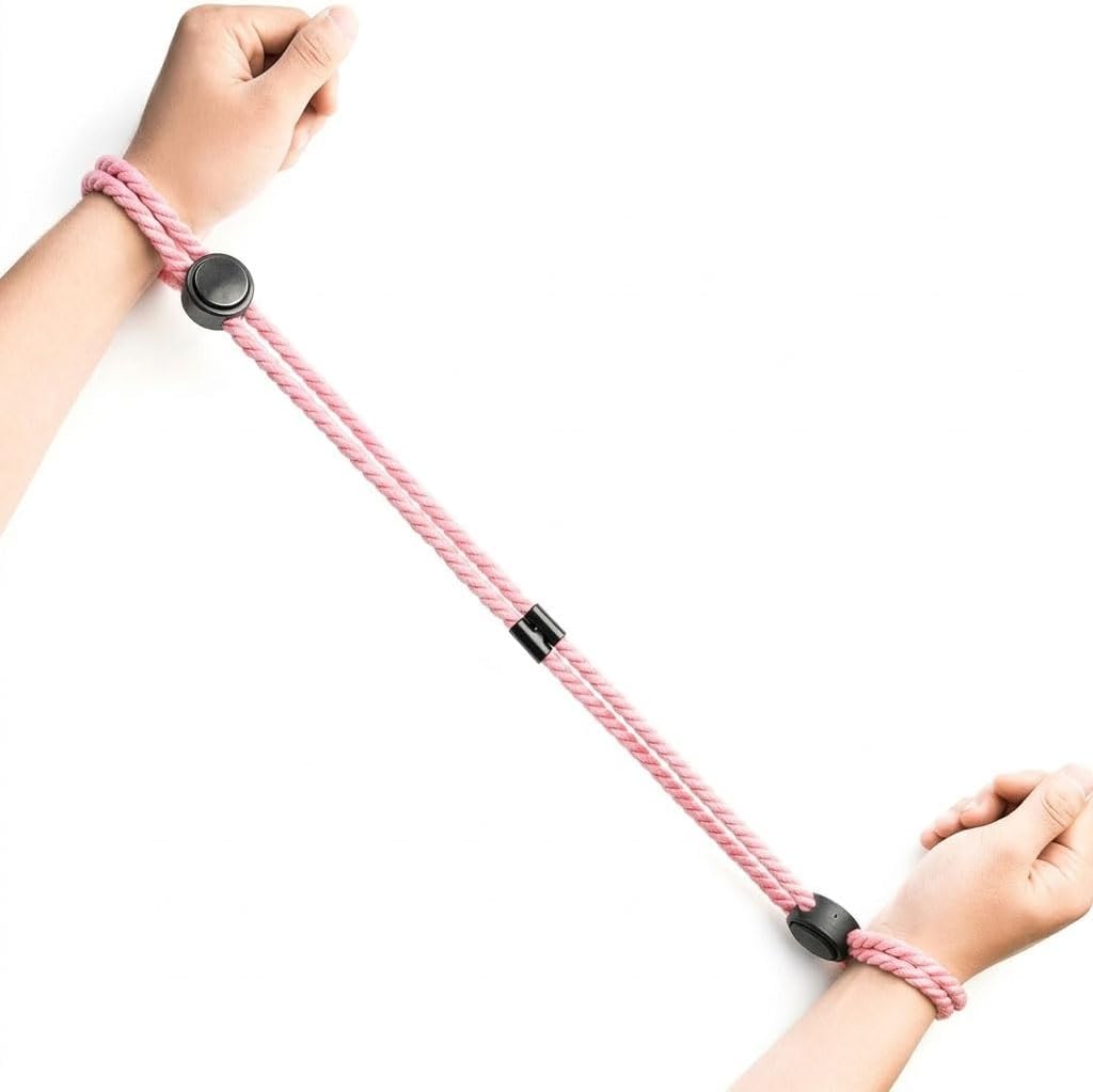 Rope Handcuff Bracelet & Anklet Set – Couples Accessory