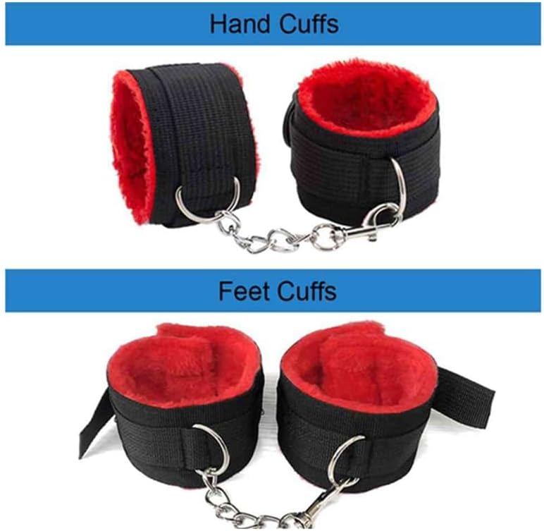 10-Piece Red Rope Restraint Kit – Adjustable Set