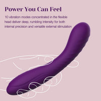 Rechargeable Silicone Personal Massager | Waterproof with 10 Vibration Modes