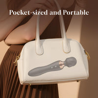 Dual Head Wand Vibrator | 24 Vibration Patterns, 360° Flexible Head, Waterproof