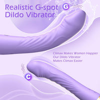 Realistic Silicone Vibrator | 10 Vibration Modes, IPX7 Waterproof, USB-C Rechargeable