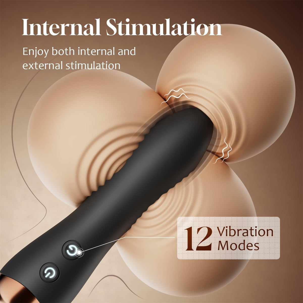 Dual Head Wand Vibrator | 24 Vibration Patterns, 360° Flexible Head, Waterproof