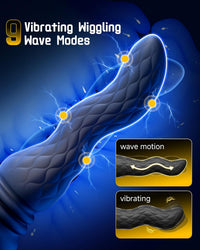 Remote Control Silicone Massager | 3-in-1 Waterproof with Suction Base