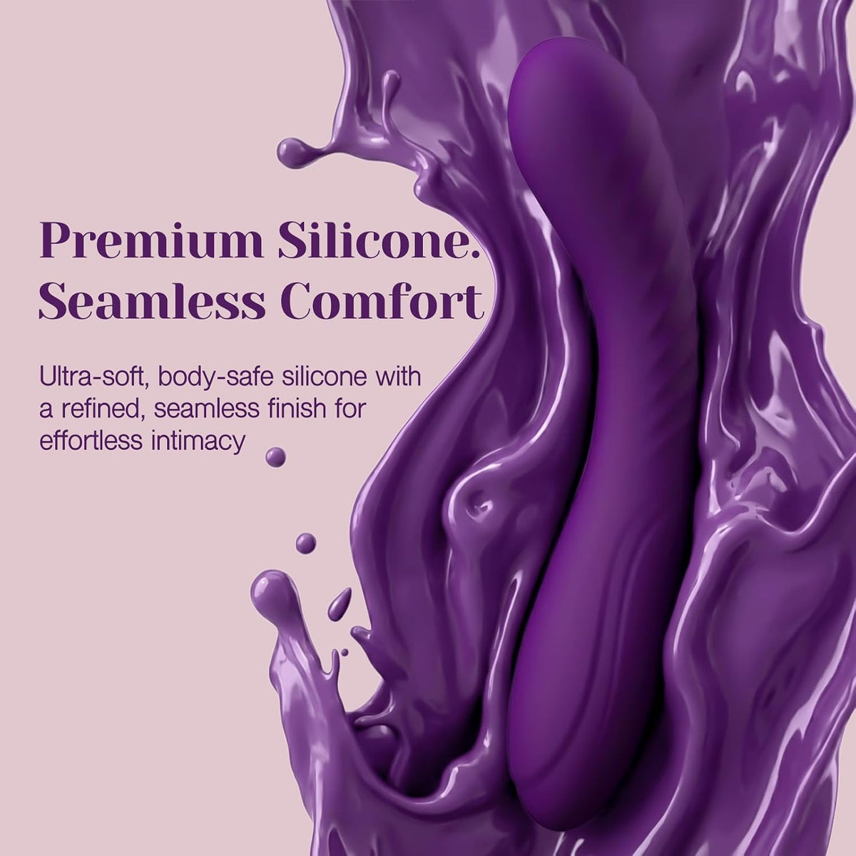 Rechargeable Silicone Personal Massager | Waterproof with 10 Vibration Modes
