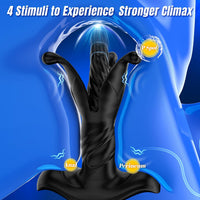 App Controlled Silicone Massager | 6-Function Waterproof with Remote Control