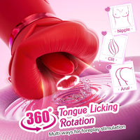 Rose Suction Personal Massager | App Controlled Waterproof Silicone Massager