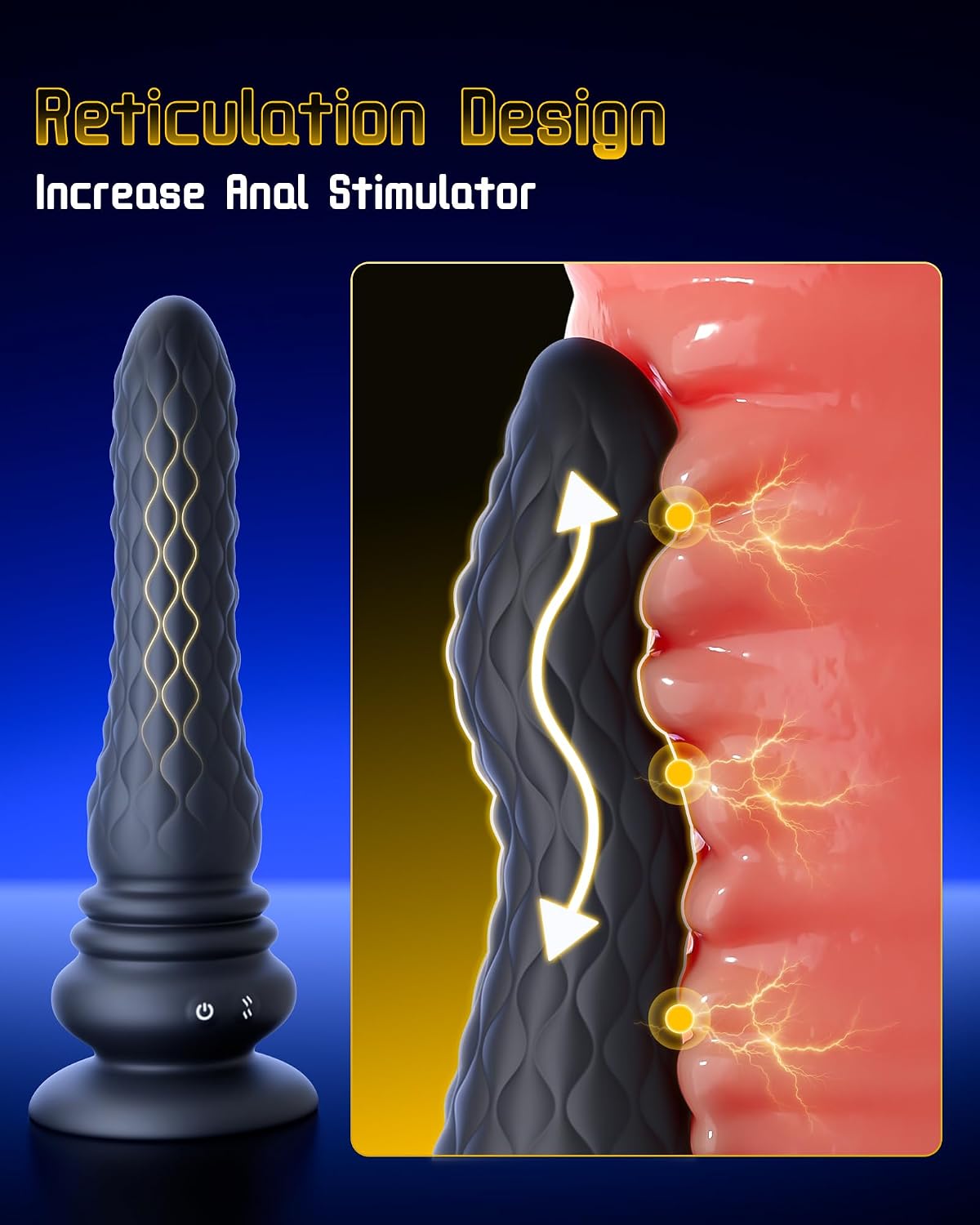 Remote Control Silicone Massager | 3-in-1 Waterproof with Suction Base