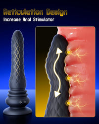 Remote Control Silicone Massager | 3-in-1 Waterproof with Suction Base
