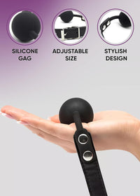 Red Fluffy Cuffs & Silicone Ball Set – Adjustable