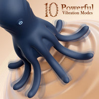 Silicone Personal Massager | 10 Vibration Modes, Waterproof Compact Design
