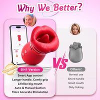 Rose Suction Personal Massager | App Controlled Waterproof Silicone Massager