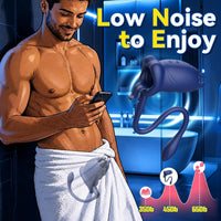 Silicone Personal Massager Set | Detachable 2-Motor with 10 Vibration Modes