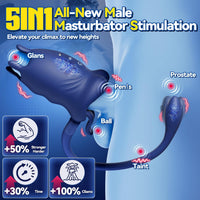Silicone Personal Massager Set | Detachable 2-Motor with 10 Vibration Modes