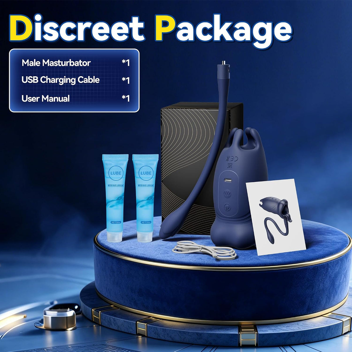 Silicone Personal Massager Set | Detachable 2-Motor with 10 Vibration Modes